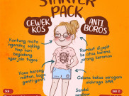 Starter Pack Cewek Kos Anti Boros