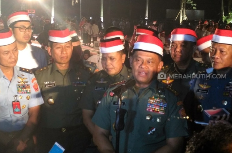 Rayakan HUT RI ke-72, Panglima TNI Janji Bantu Veteran Perang