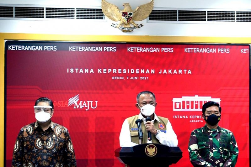 Kepala Badan Nasional Penanggulangan Bencana sekaligus Ketua Satuan Tugas Penanganan COVID-19 Ganip Warsito. (Foto: Antara)