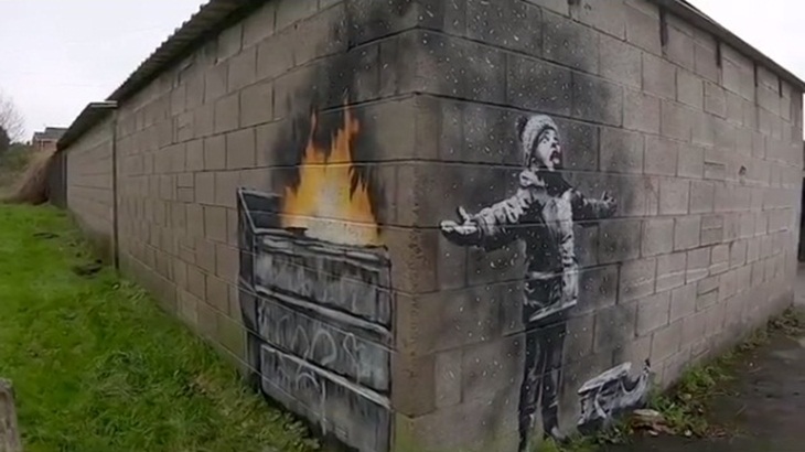 Heboh Jelang Natal, Street Artist Misterius Banksy Kembali Bikin Kejutan!