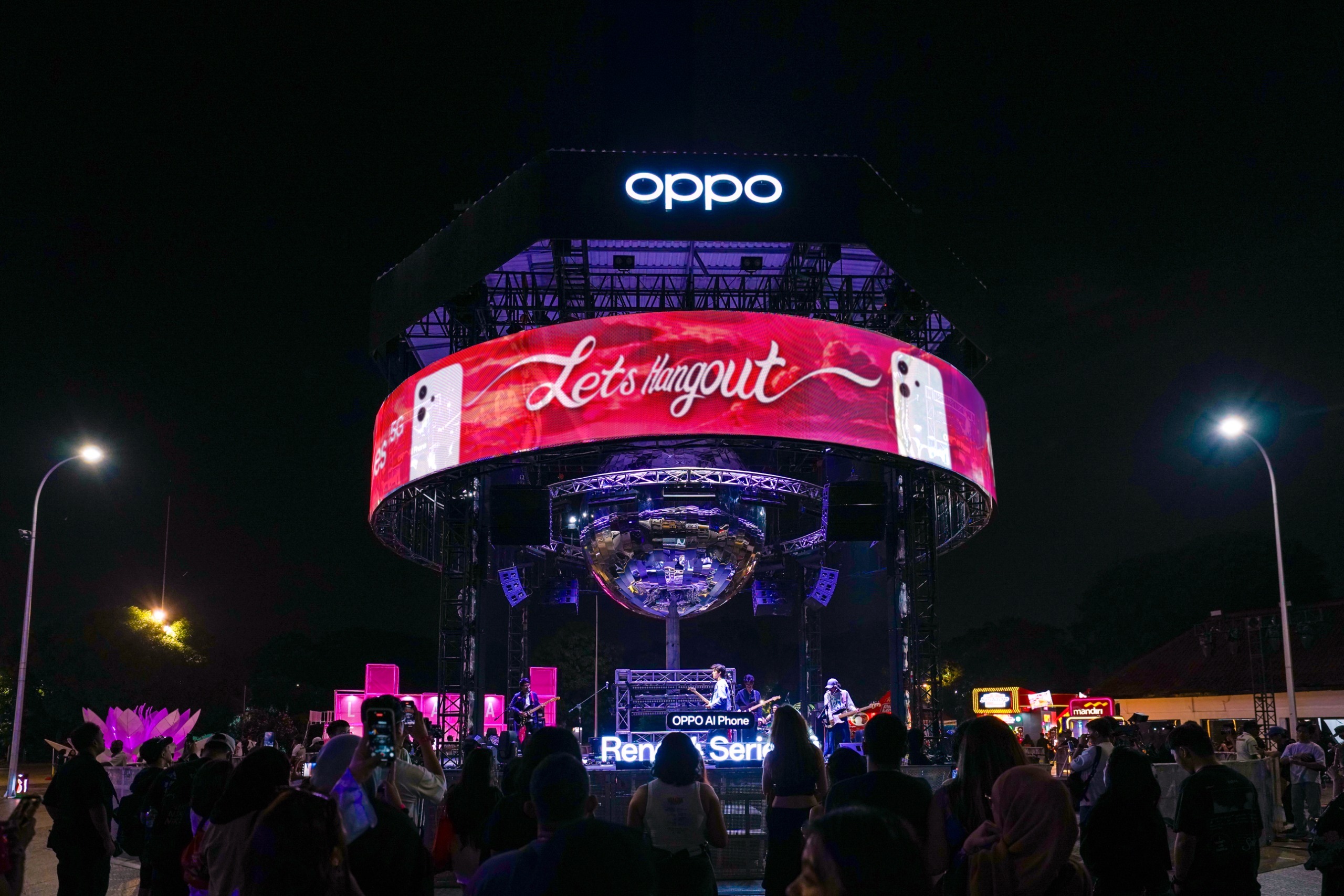 OPPO Reno 14 Series Hangout Zone hadir di LaLaLa Fest 2025