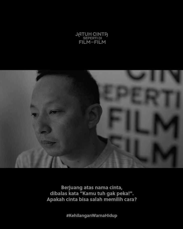 'Jatuh Cinta Seperti di Film-Film' Tampilkan Nuansa Hitam-Putih