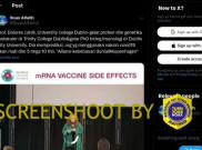[HOAKS atau FAKTA]: Penerima Vaksin COVID-19 mRNA akan Meninggal Dalam 5-10 Tahun