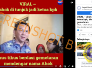 [HOAKS atau FAKTA]: Ahok Ditunjuk Jadi Ketua KPK, Tikus–Tikus Berdasi Gemetaran