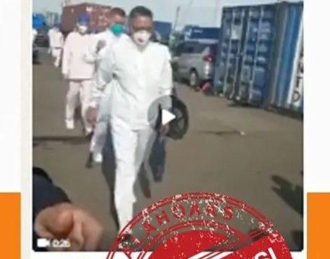 [FAKTA atau HOAKS]: Rombongan Tenaga Medis Tiongkok ke Indonesia