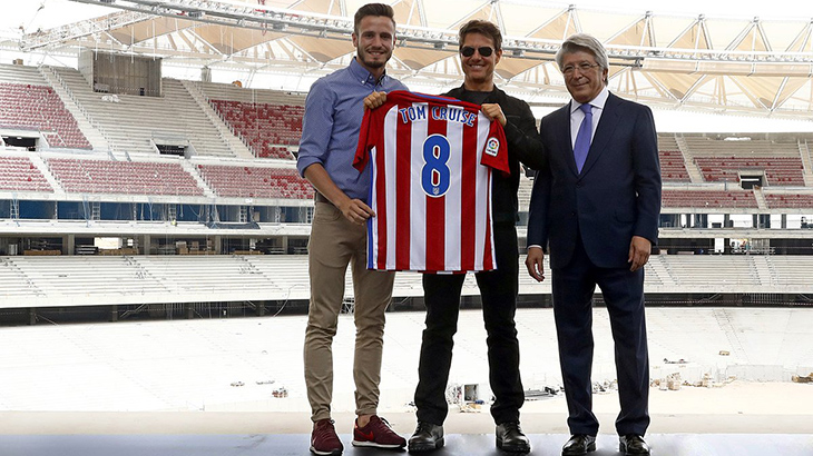  Tom Cruise Kagumi Kemegahan Stadion Baru Atletico Madrid