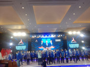 Teriakan Anies-AHY Duet Maut 2024 Menggema di Pelantikan Pengurus Demokrat DKI
