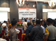 Sesama Caleg Partai Prabowo Gontok-gontokan di Pleno KPU