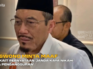Suswono Minta Maaf terkait Pernyataan 'Janda Kaya Nikahi Pria Pengangguran'
