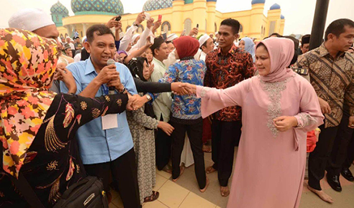 Ibu Negara Iriana Jokowi ke Pekanbaru, 540 Personel Polisi Bersiaga 
