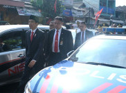 Tembus Kemacetan, Presiden Jokowi Jalan Kaki ke Lokasi Peringatan HUT TNI