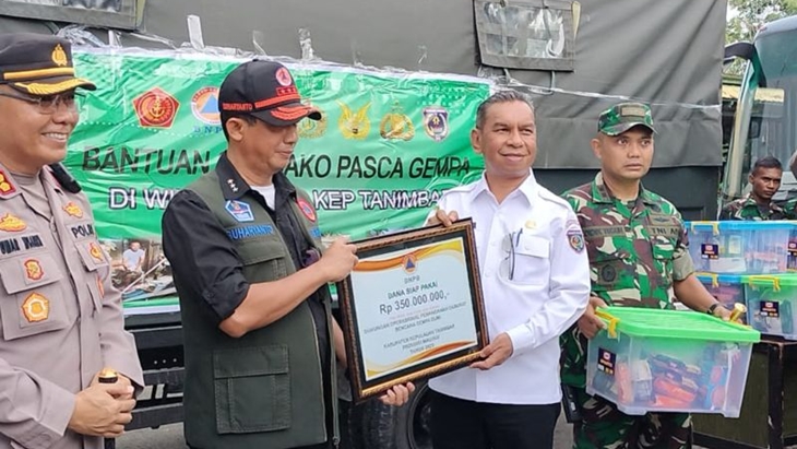 BNPB Pastikan Perbaiki Rumah Rusak akibat Gempa Magnitudo 7,5 Maluku