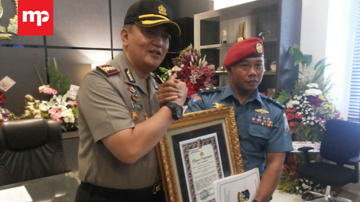 Tembak Mati Dua Rampok, Anggota Pasukan Katak Dapat Penghargan Polisi