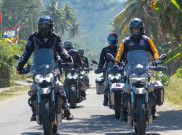 Komunitas Moto Guzzi Indonesia 'The Clan' Jelajahi Pulau Flores 