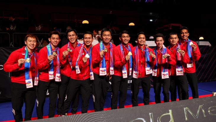 Para tim Merah Putih yang telah memberikan kebanggaan untuk Indonesia. (Foto: Ist)