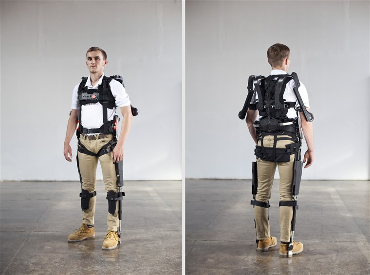 Teknologi exoskeleton berintegrasi sebagai pelindung, pemanas atau pendingin suhu dan memiliki sensor (Foto: NBC News)