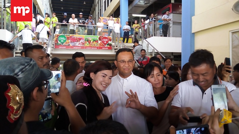 Janji Anies akan Memoderenisasi Pasar Tradisional