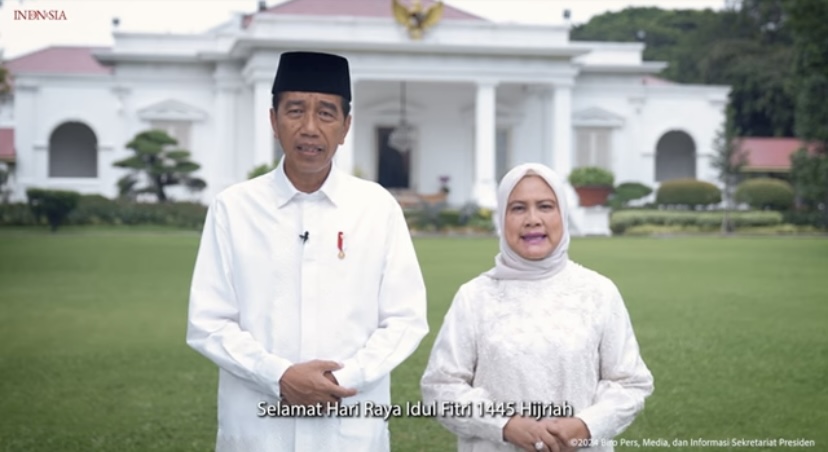 Poster Idulfitri Jokowi Diduga Pakai AI, Warganet: Kangen Ilustrator yang Dulu