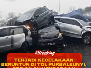 Kecelakaan Beruntun di Tol Purbaleunyi, Sejumlah Kendaraan Hancur