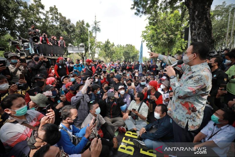  Janji Tinggal Janji dan Reaksi Wagub Sikapi Buruh Tuntut UMP Naik 10 Persen