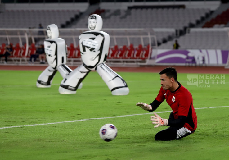 Mengintip Official Training Timnas Indonesia Jelang Laga Lawan Bahrain di Stadion Utama GBK