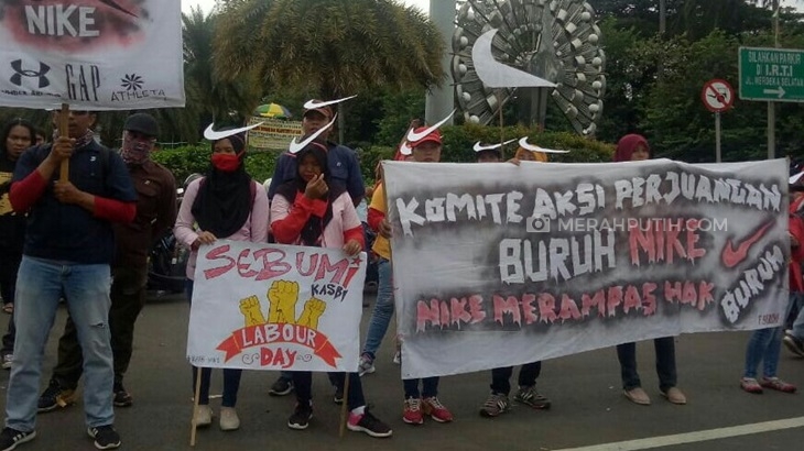 May Day: Harga NIKE Selangit, Buruhnya Dicekik