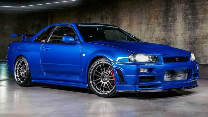 Nissan R34 Skyline Eks Paul Walker di Fast and Furious Dilelang