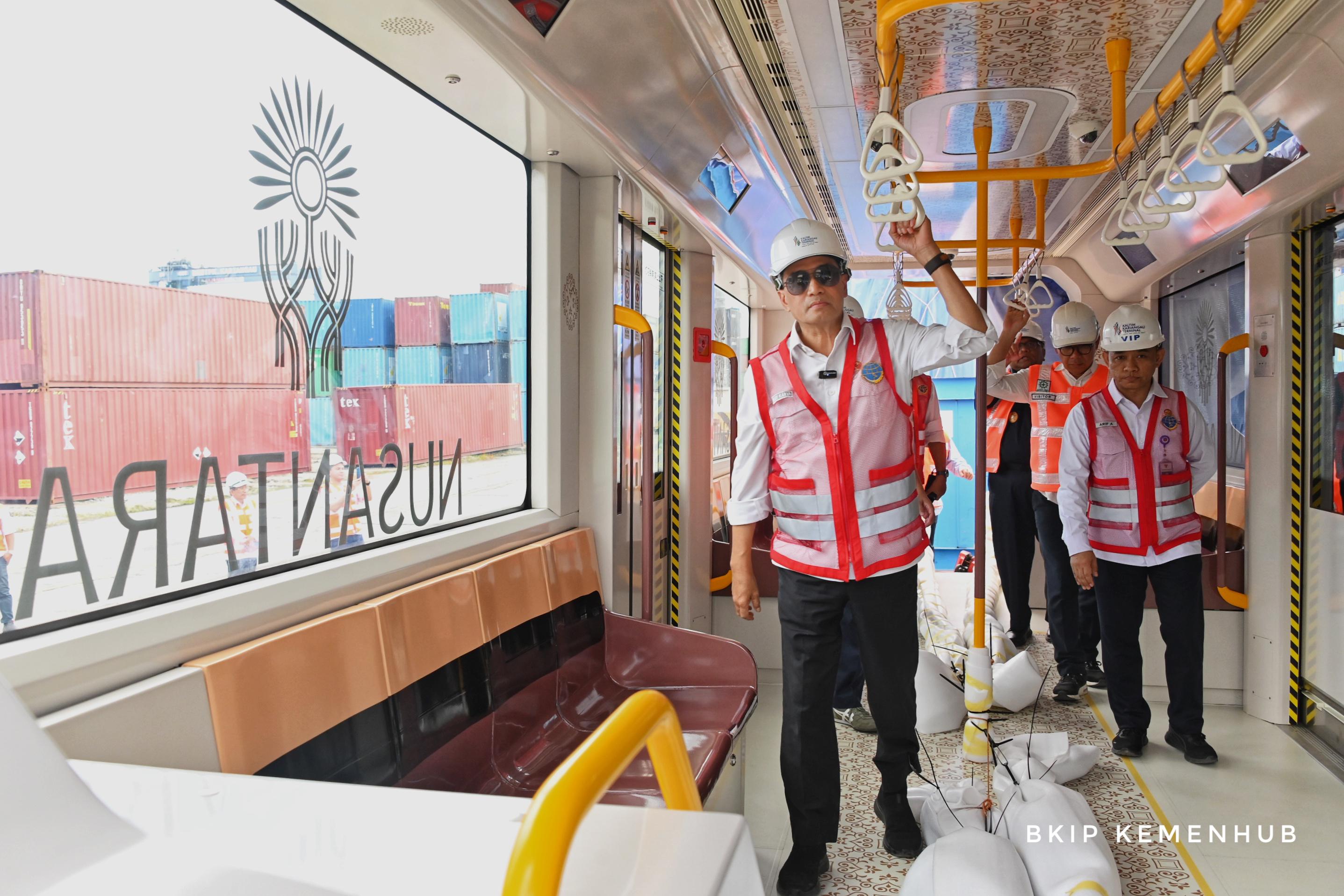 2 Rangkaian Kereta Tanpa Rel Tiba di IKN, Ini Sederet Kecanggihannya