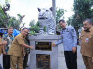 Sempat Dihujat dan Viral, Patung Macan Putih Kediri dapat Hak Paten