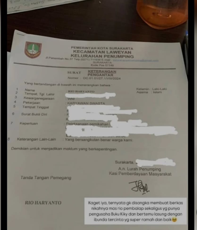 Data pribadi Rio Haryanto disebarkan di Instagram Story