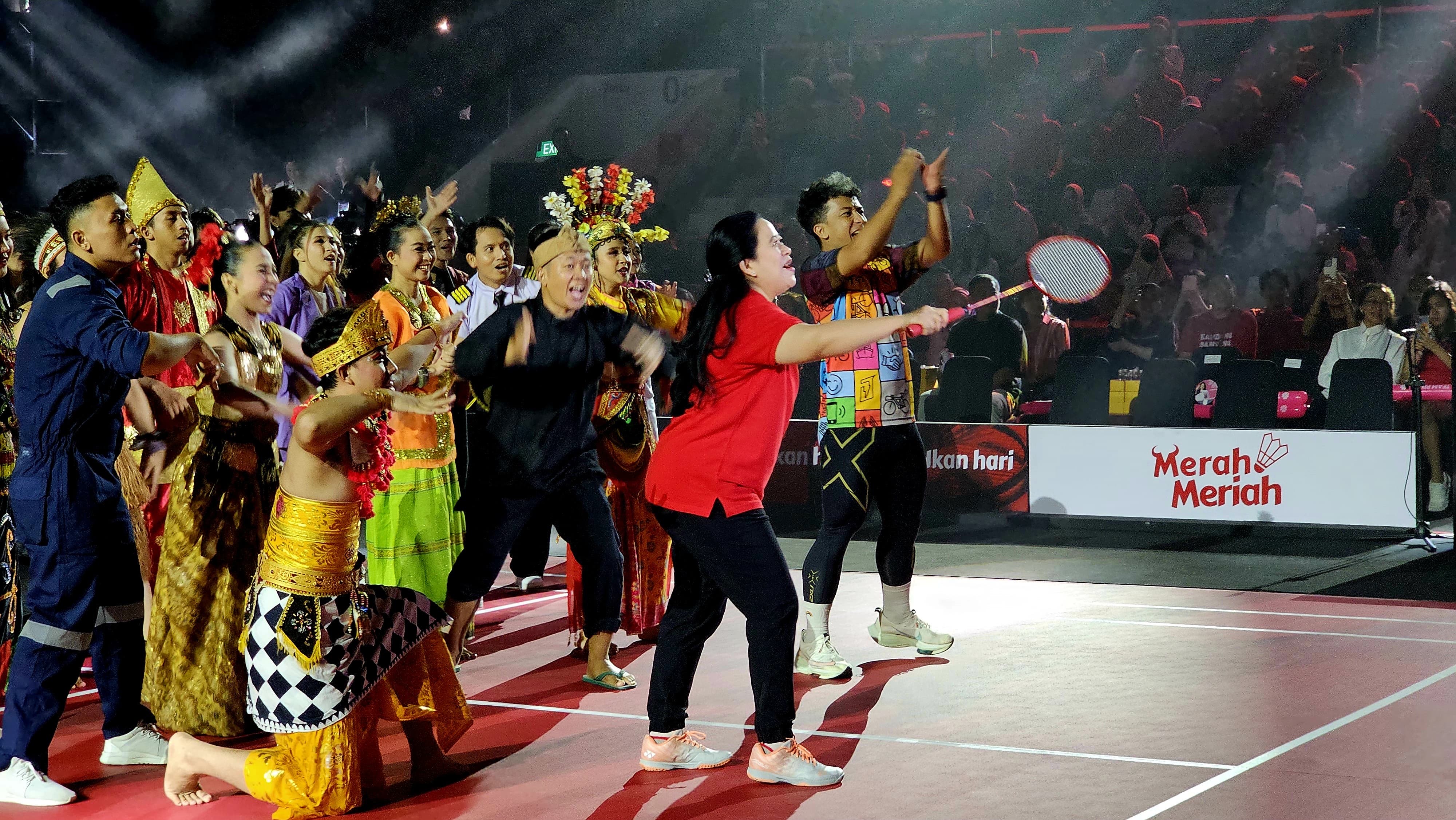  Influencer dan Tokoh Muda Tarung Bulu Tangkis di Merah Meriah PDIP