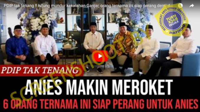 [HOAKS atau FAKTA] Sejumlah Ketum Partai Siap Berperang Demi Dukung Anies