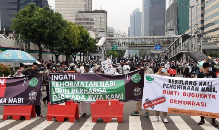 Kedubes Prancis Kembali Didemo, Polisi Bakal Lakukan Pengalihan Jalan Thamrin
