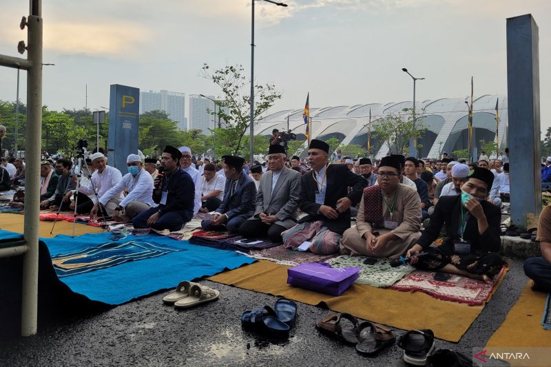 Din Syamsuddin Jadi Khatib Salad Id Warga Muhammadiyah di Jaktim