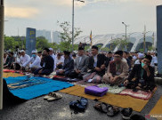 Din Syamsuddin Jadi Khatib Salad Id Warga Muhammadiyah di Jaktim