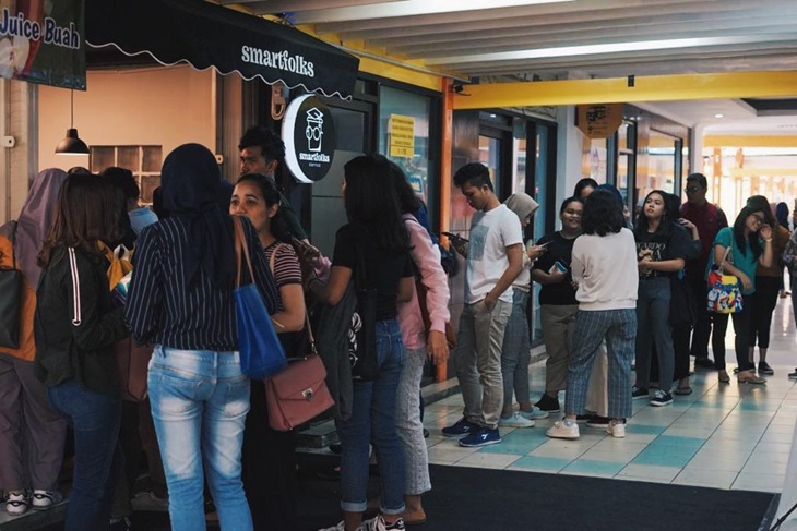 Smartfolks coffee memiliki target pasar persekolahan dan perkantoran. (Foto Istimewa)