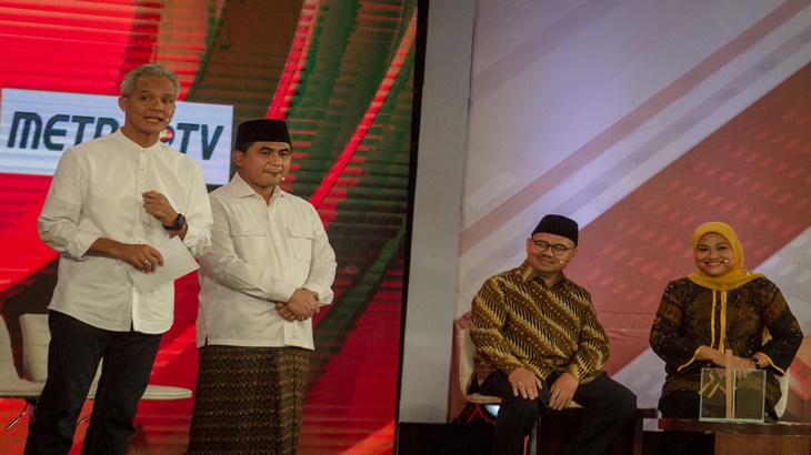 Pasangan Cagub dan Cawagub Jateng