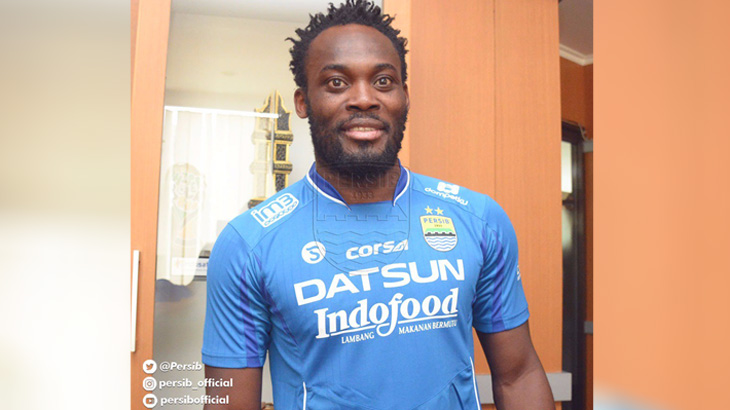 Resmi, Michael Essien Didepak dari Skuat Persib Bandung
