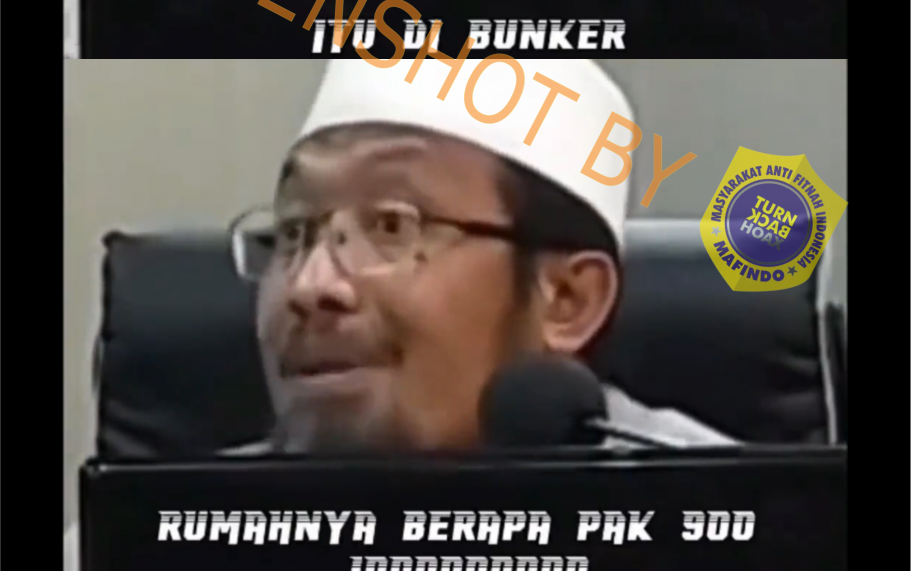 [HOAKS atau FAKTA]: Penceramah Menyampaikan Ferdy Sambo Punya Bungker Rp 900 Miliar
