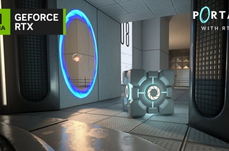 DLC Game 'Portal' Gratis untuk Pengguna Nvidia RTX Series
