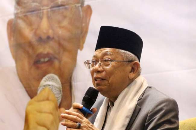 Calon Wakil Presiden nomor urut 01, KH. Ma'ruf Amin. (ANTARAnews/tss)