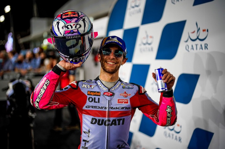 Bersama Gresini Racing, Enea Bastianini Sukses di MotoGP Qatar 2022