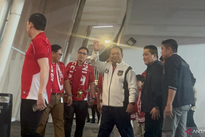 Presiden Prabowo Hadir Langsung Saksikan Laga Timnas Indonesia Lawan China di SUGBK