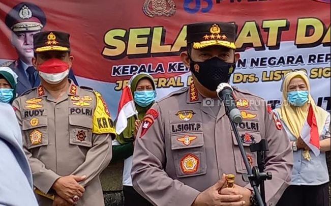 Kapolri Sebut Vaksinasi Buruh di Banten Perlu Diperbanyak