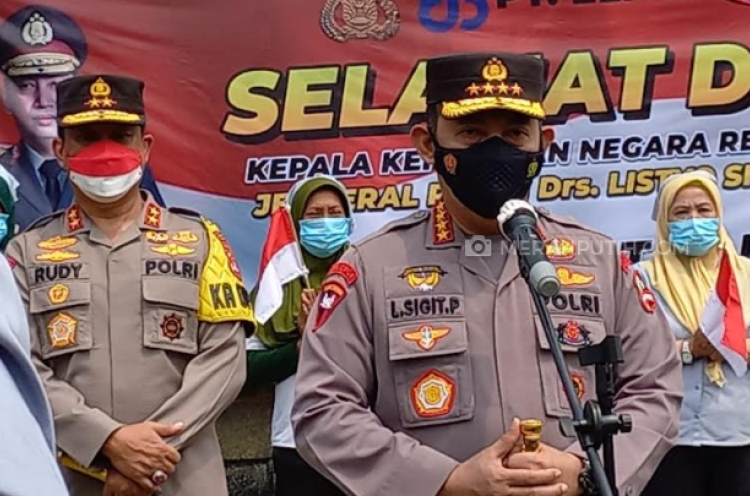 Kapolri Sebut Vaksinasi Buruh di Banten Perlu Diperbanyak