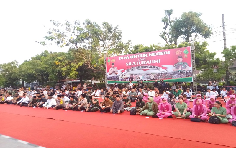 Silaturahmi Akbar dengan Pesan Damai dari Polda Jateng dan Kodam Diponegoro
