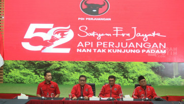 Konferensi Pers Jelang HUT PDI Perjuangan ke-52 di Jakarta