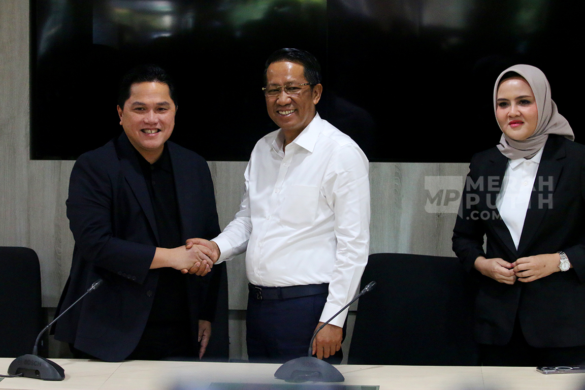 Pertemuan Ketum PSSI dan Ketum Perbasi dengan Menkumham