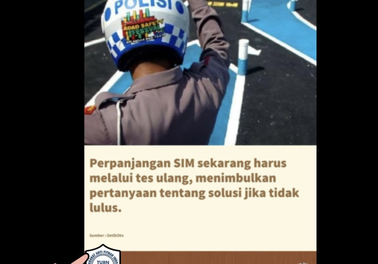 [HOAKS atau FAKTA] : Perpanjangan SIM Kini Harus Tes Teori dan Mengemudi dari Awal