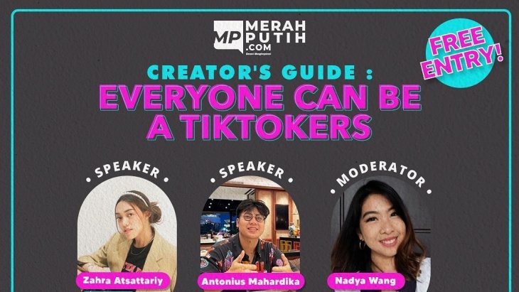 Merahputih.com Gelar Webinar 'Everyone Can Be A TikTokers'